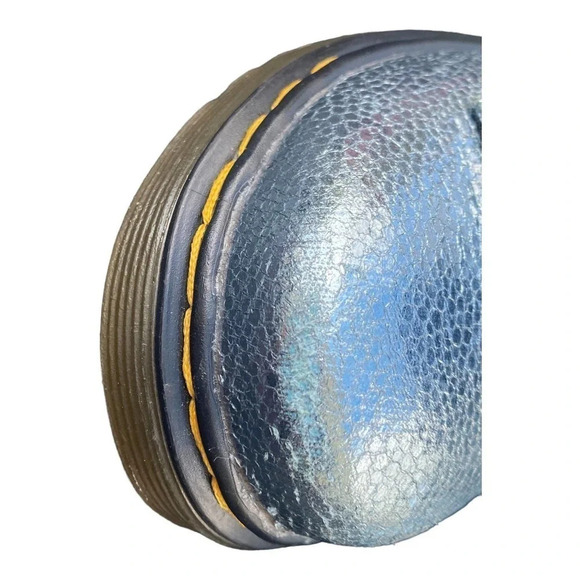 Dr. Martens Boots Girls Size 7 Euro 23, UK 6  Metallic Glitter Lace Up Side Zip - Picture 12 of 12